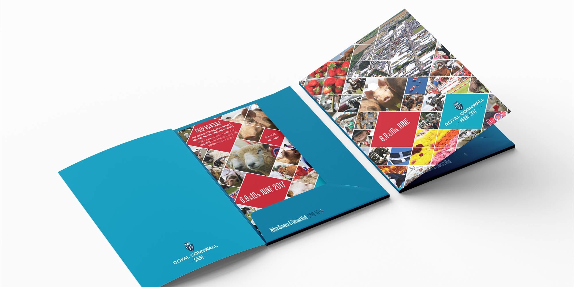 Royal Cornwall Show Folder Design