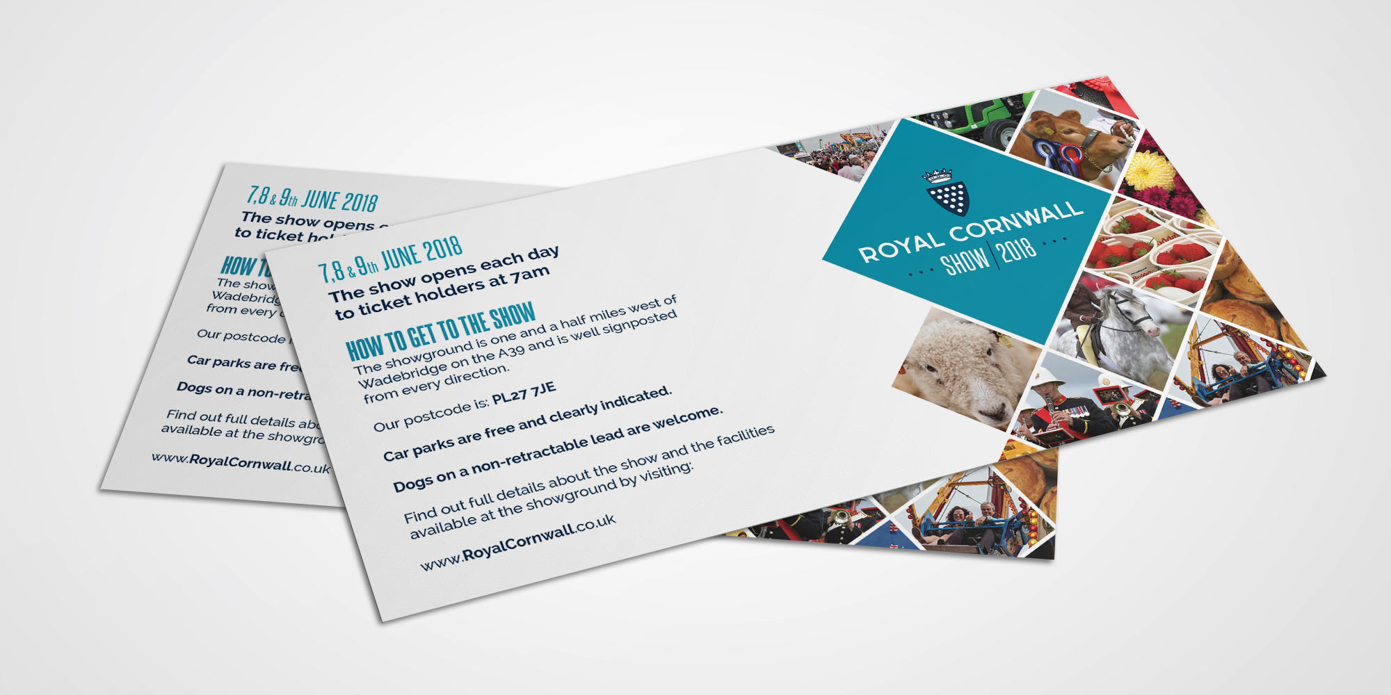 Royal Cornwall Show Ticket Design