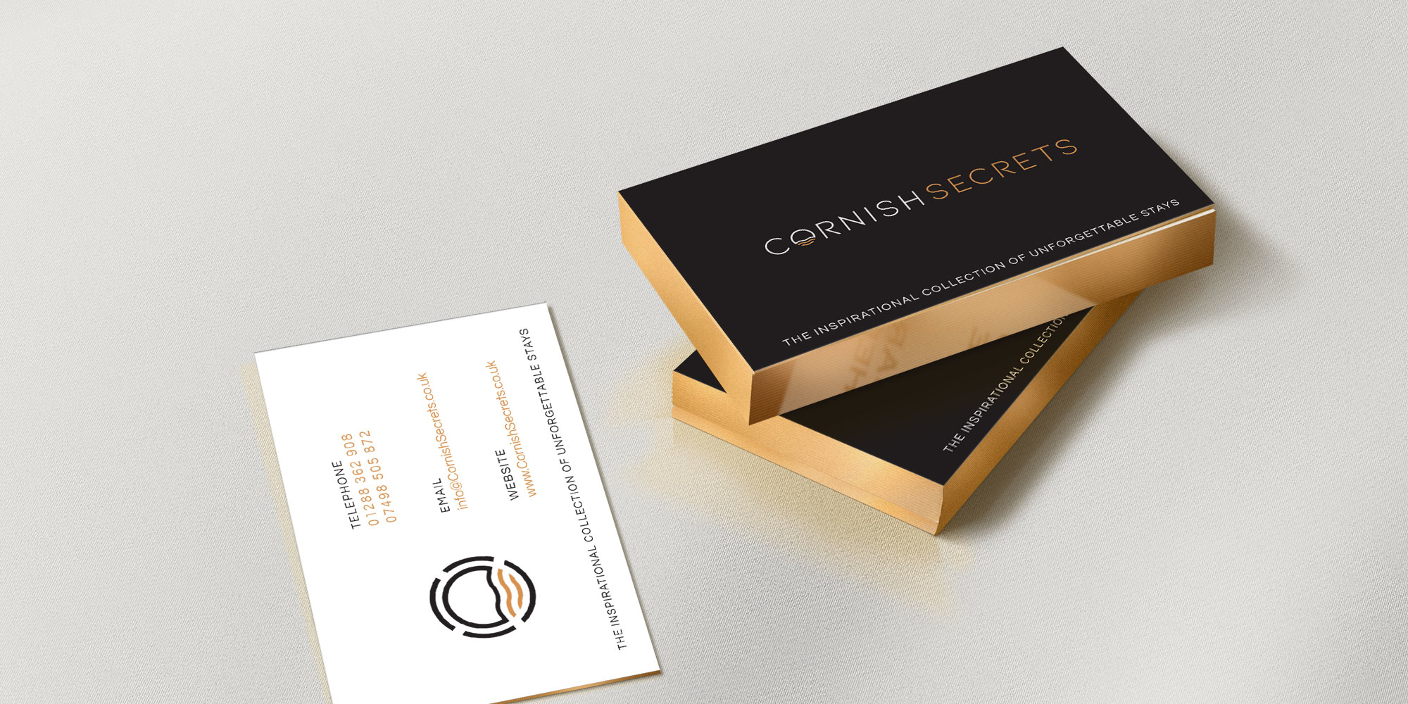 Cornish Secrets Business Card Design