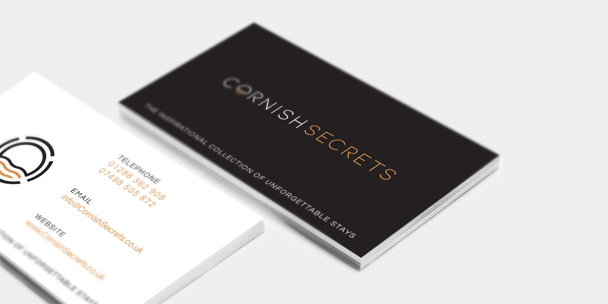 Cornish Secrets Business Card Design