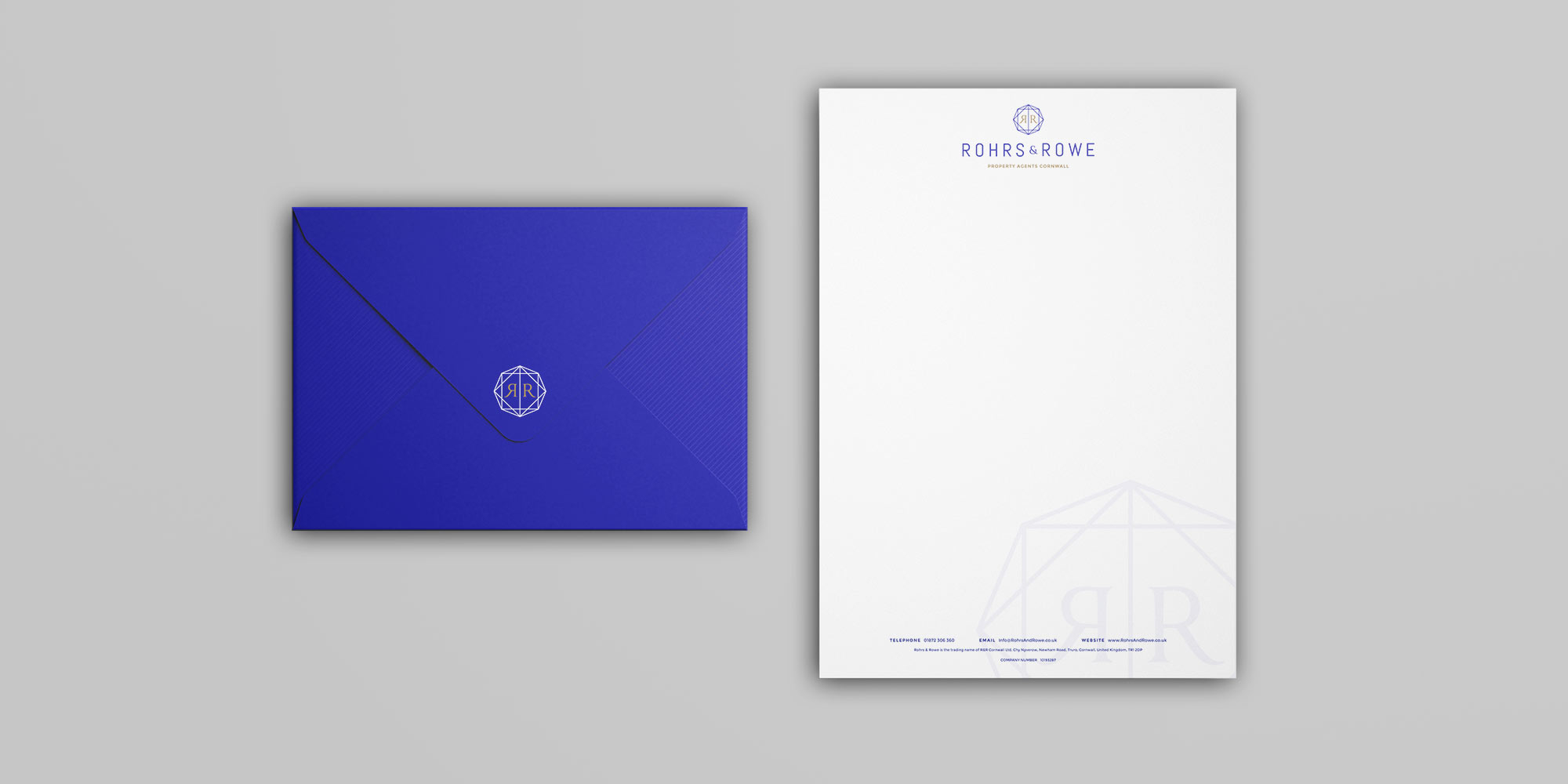 Rohrs & Rowe Stationery Design