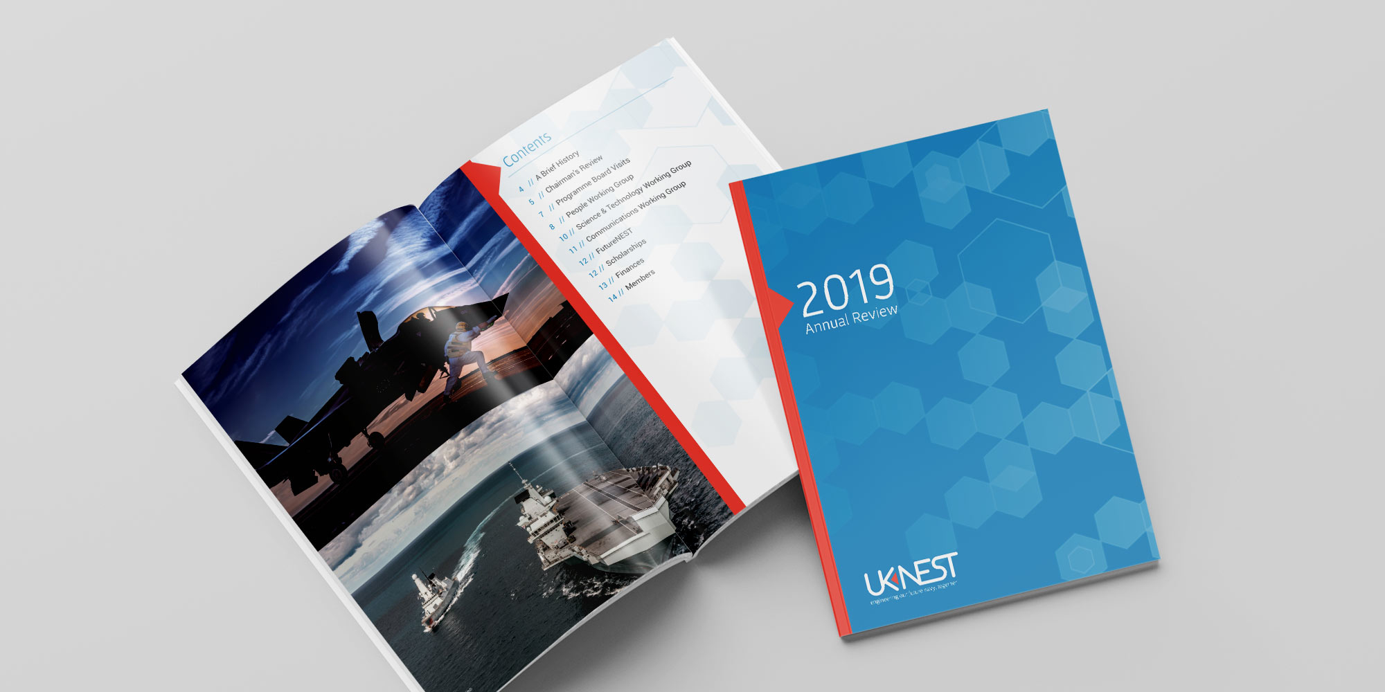 UK Nest Annual Report Print Design