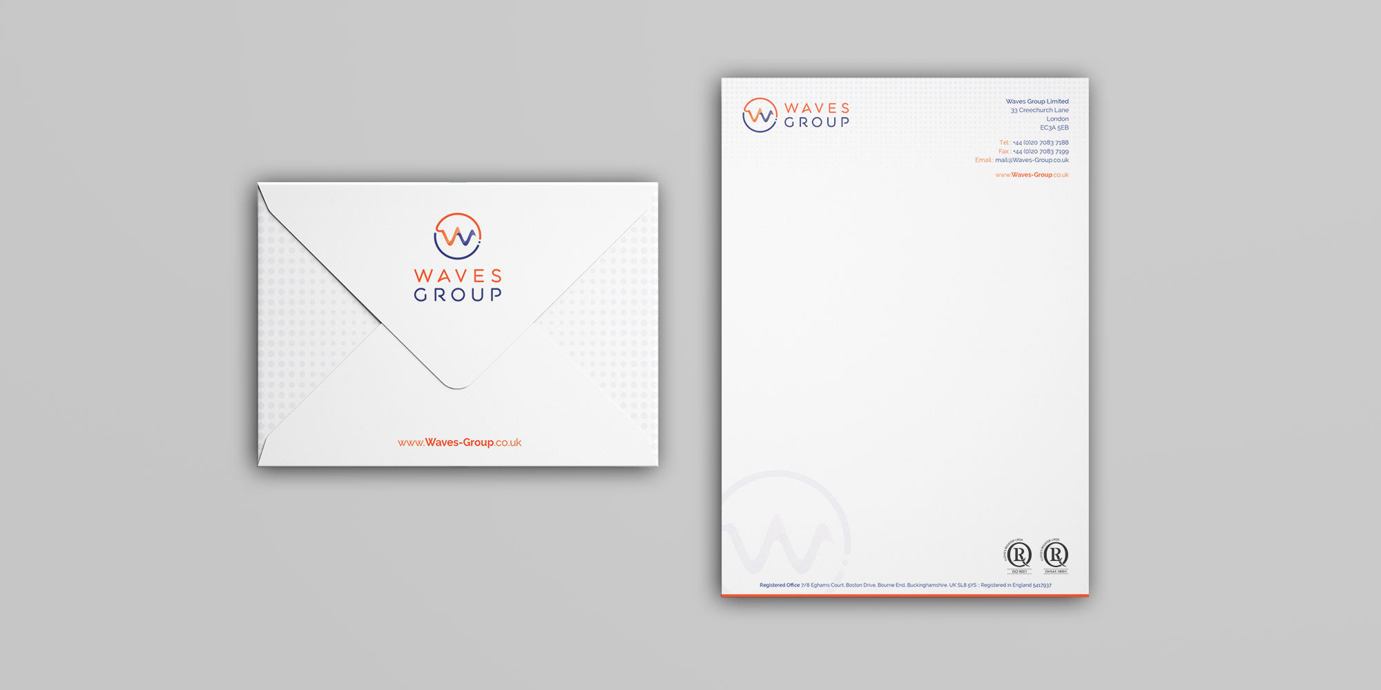 Waves Group Stationery Design