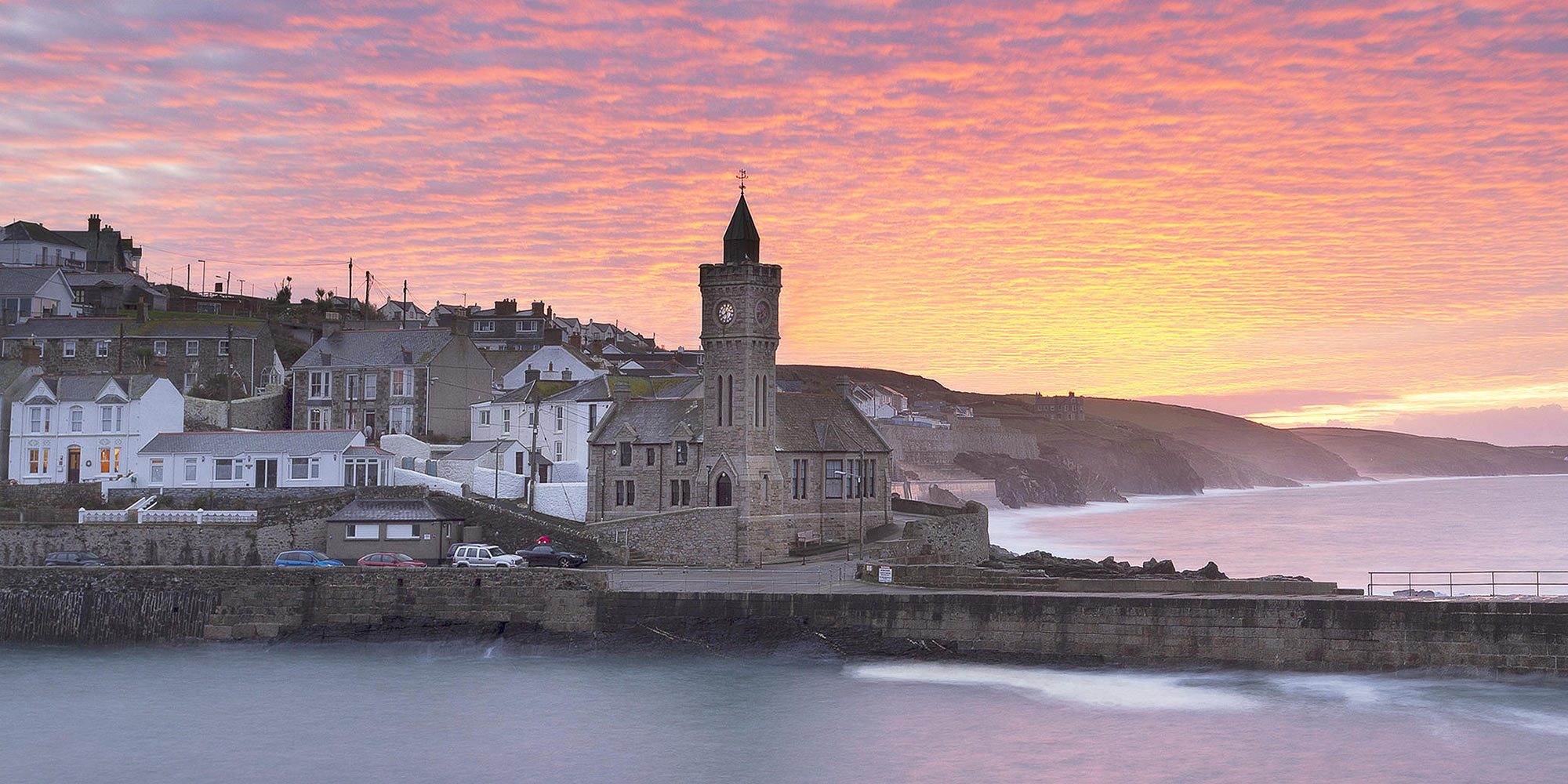 Porthleven Holiday Cottages Website Design Banner